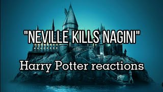 Neville kills Nagini  Harry Potter Reactions [upl. by Onez]