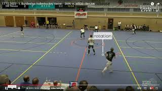 Indoorhockey  zaalhockey  detail positionering rotation building attack [upl. by Nowell]