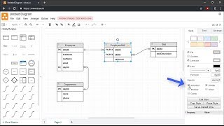 Creating Entity Relationship Diagrams using Drawio [upl. by Avrenim401]