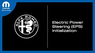 Electric Power Steering EPS Initialization  How To  2025 Alfa Romeo Tonale [upl. by Hsitirb]