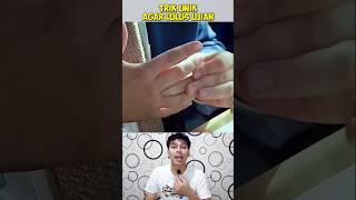 Trik unik agar lulus ujian‼️shortvideo shortmovie shorts shortvideo [upl. by Tilagram]