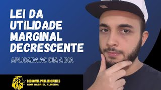 A Lei da Utilidade Marginal Decrescente  Economia  Exemplo Prático [upl. by Cornelle]