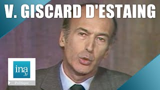 Valéry Giscard dEstaing 1974  Archive vidéo INA [upl. by Nenney]