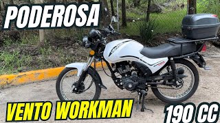 Vento workman 190 cc 2024  motocicleta ideal para el uso diario ✅✅ [upl. by Hibben741]