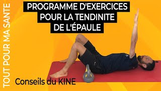 Tendinite de lépaule  7 exercices kiné [upl. by Tnemelc88]