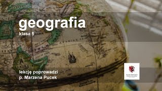 Klasa 5  Geografia  krajobraz Polski cz 1  szkoła [upl. by Haidebez83]