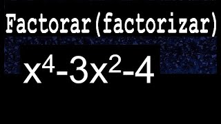 x43x24 factorar descomponer factorizar polinomios ejercicio resuelto [upl. by Varin]