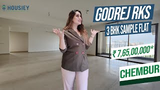 Godrej RKS Chembur  3 BHK Sample Flat Tour  Godrej Chembur Project [upl. by Ludly]