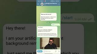 Background remover bot day2 technology shivaaytiwari telegram [upl. by Patin]