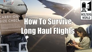 How to Survive Long Haul Flights  Long Haul Flight Essentials [upl. by Ehctav382]