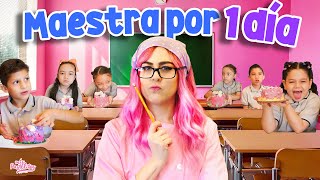 FUÍ MAESTRA EN UNA ESCUELA POR 1 DÍA  MIS PASTELITOS [upl. by Oirram]