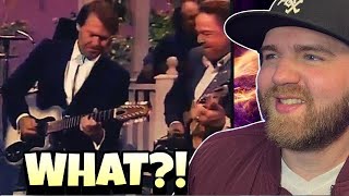 Rapper First Time Reaction  Glen Campbell amp Roy Clark Play quotGhost Riders in the Skyquot [upl. by Aidyn]