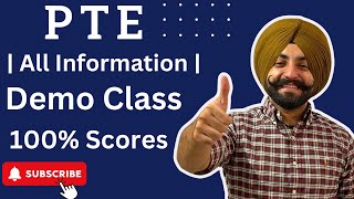 PTE Demo class all information regarding pte what is PTE  Gurwinder Sir [upl. by Suidaht]