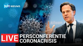 Persconferentie over de coronacrisis door premier Rutte [upl. by Julieta]