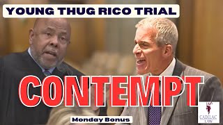 YOUNG THUG RICO TRIAL YSL STEEL IN CONTEMPT [upl. by Toffic]