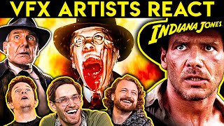 VFX Artists React to Bad amp Great INDIANA JONES CGi [upl. by Atorod512]