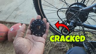 hyper Eride mountain bike broken PAS lets see if we can fix it [upl. by Ahsimat]