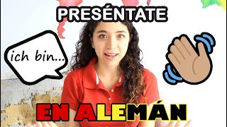 APRENDE a PRESENTARTE en ALEMÁN [upl. by Akem]