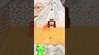 l Cars vs giant l cars automobile gojogaming shorts crazycars carnerd bubblecars motorville [upl. by Enirod309]