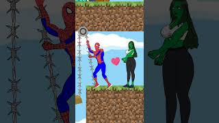 Please help SpiderMan save his sonspiderman JOKER hulk superheroes marvel [upl. by Aisekal901]