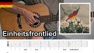 Einheitsfrontlied  fingerstyle guitar TAB [upl. by Maryl]