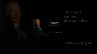 Citations de Talleyrand Sagesse et Diplomatie citations sagesse diplomatie histoiredefrance [upl. by Pearse]