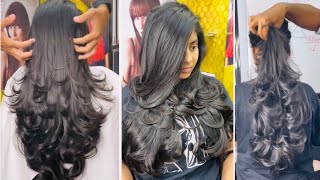 Long Layered Haircut Advance front and back full layer haircut tutorial step bystep for beginners [upl. by Gambell465]