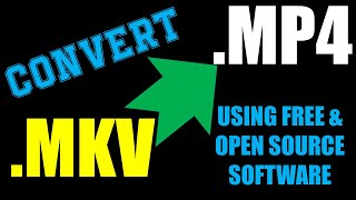 How to Convert MKV to MP4 handbrake opensourcesoftware videoconverter [upl. by Acinorehs]