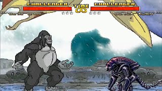 Mugen  Gorilla Grodd Dc Comics Vs Alien Gorilla AVP [upl. by Sileas]