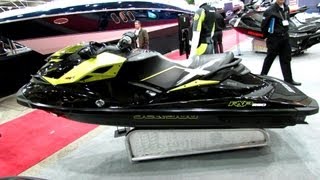 2013 SeaDoo RXPX 260 Ultra Performance Jet Ski  Walkaround  2013 Montreal Boat Show [upl. by Flemming]