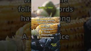 Spelling Time 581 spelling englishlearning englishvocabulary questions quiz [upl. by Nitfa]