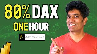 Learn 80 of DAX in an Hour with FREE sample file [upl. by Ellehcsor]