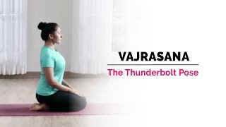 Vajrasana  Thunderbolt Yoga Pose  Steps  Benefits  Yogic Fitness [upl. by Per]