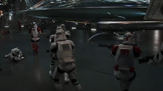 Clones attack Naboo Royal Guard  The Mandalorian Season 3 Episode 4 [upl. by Quintana421]