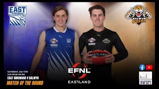 Eastland Match of the Round  East Ringwood vs Balwyn  Saturday [upl. by Anotyal]