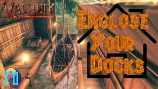 Valheim How To Enclose Dock [upl. by Arley]