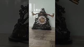 AGUL Lenzkirch Schaukler Tischuhr Kaminuhr Automation Clock Swinger Automatenuhr [upl. by Jueta]