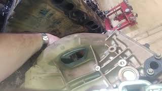 How NOT to remove timing cover off w204 m271 engine removal [upl. by Prudy]