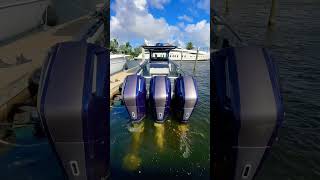 Brand new 2024 Nor Tech 450 Sport trimming down triple 600 V12 outboards [upl. by Oag518]