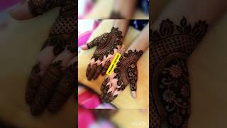 Simple and easy design ❤mehndi shortvideo song trending instagram tiktok ytshorts [upl. by Tristis826]