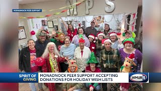 Monadnock Peer Support accepting donations for holiday wish lists [upl. by Olympium]