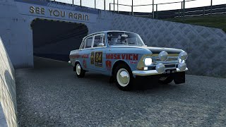 Assetto Corsa AZLK Moskvich 412 Rally Gameplay [upl. by Nbi]