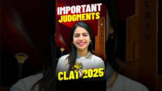 How to Cover Important Judgments for CLAT 2025 [upl. by Htnamas]