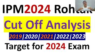 Important Video for IPM Rohtak 2024  Cut of Analysis IPMAT Rohtak 2019 2020 2021 2022 2023 [upl. by Cannon]