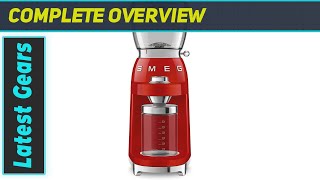 Smeg 50s Retro Style Aesthetic Coffee Grinder CGF01 Red Large Review [upl. by Dorwin]