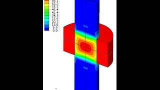 Abaqus Standard Interference Fit Using Axis Symmetry element [upl. by Eiveneg]