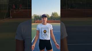 Australian WTA tennis player about our tennis academy from Serbia [upl. by Irok199]