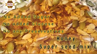 Mahadheer Honey SUPER SEED MIX  No Added Sugar  No Added Glucose  No any preservatives [upl. by Anaiviv110]