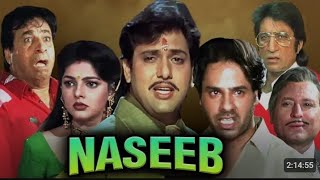 naseeb part 2  naseeb full blockbuster movie  Govinda naseeb full movie [upl. by Nauqan]