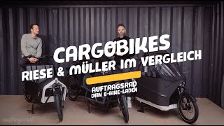 RIESE amp MÜLLER LastenradVergleich LOAD75 • PACKSTER70 • TRANSPORTER65  Cargobike Kindertransport [upl. by Lavern236]